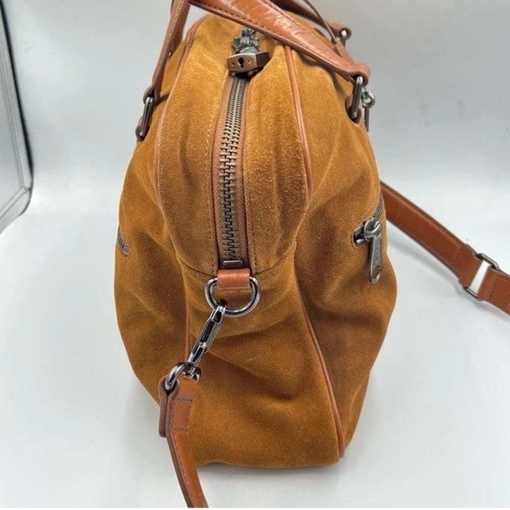 Marc by Marc Jacobs Camel Suede Weekender Bag - Rare Find NWOT - Picture 7 of 13